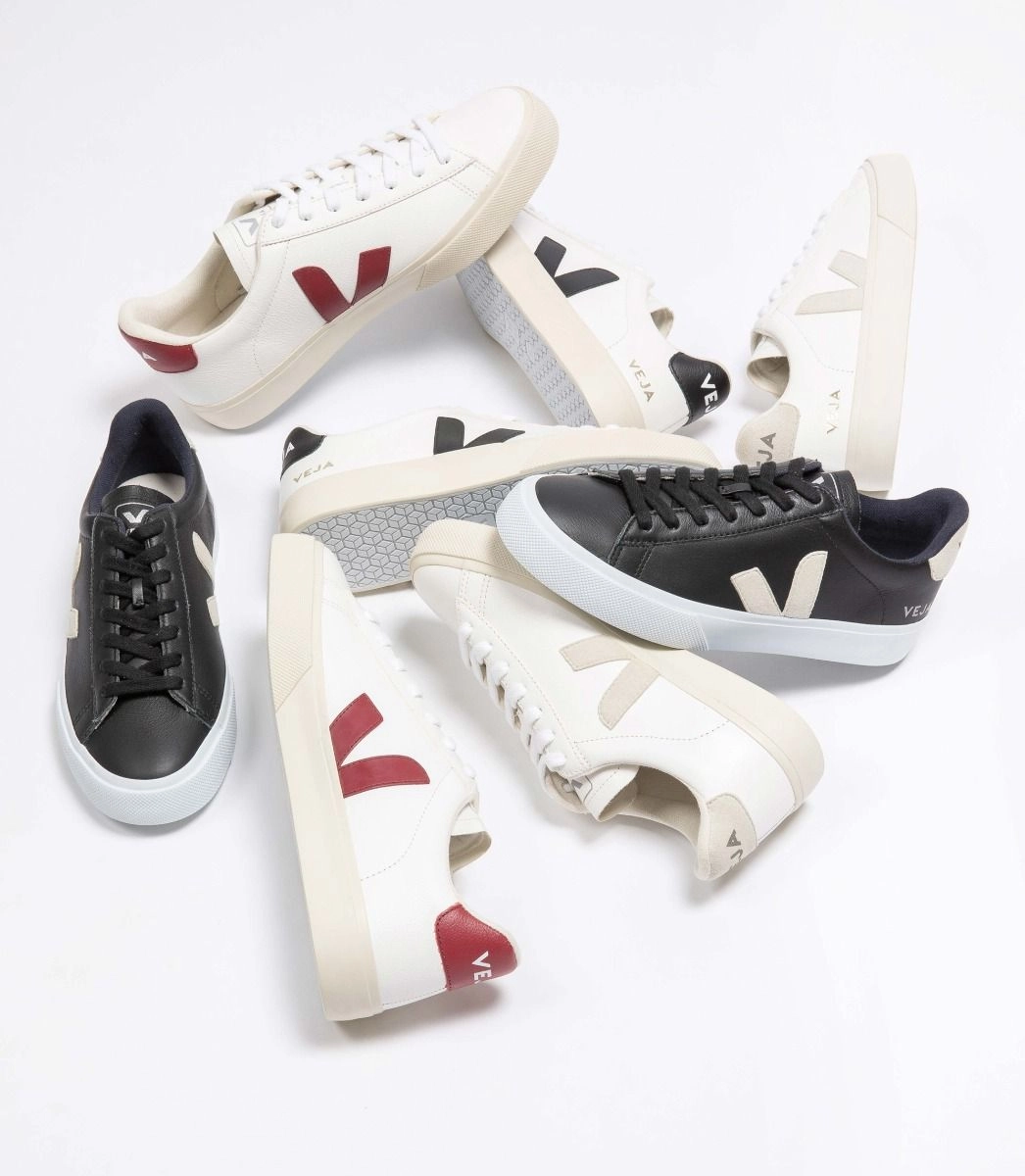 Men's Campo Chromefree Leather Black White
