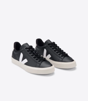 Men's Campo Chromefree Leather Black White