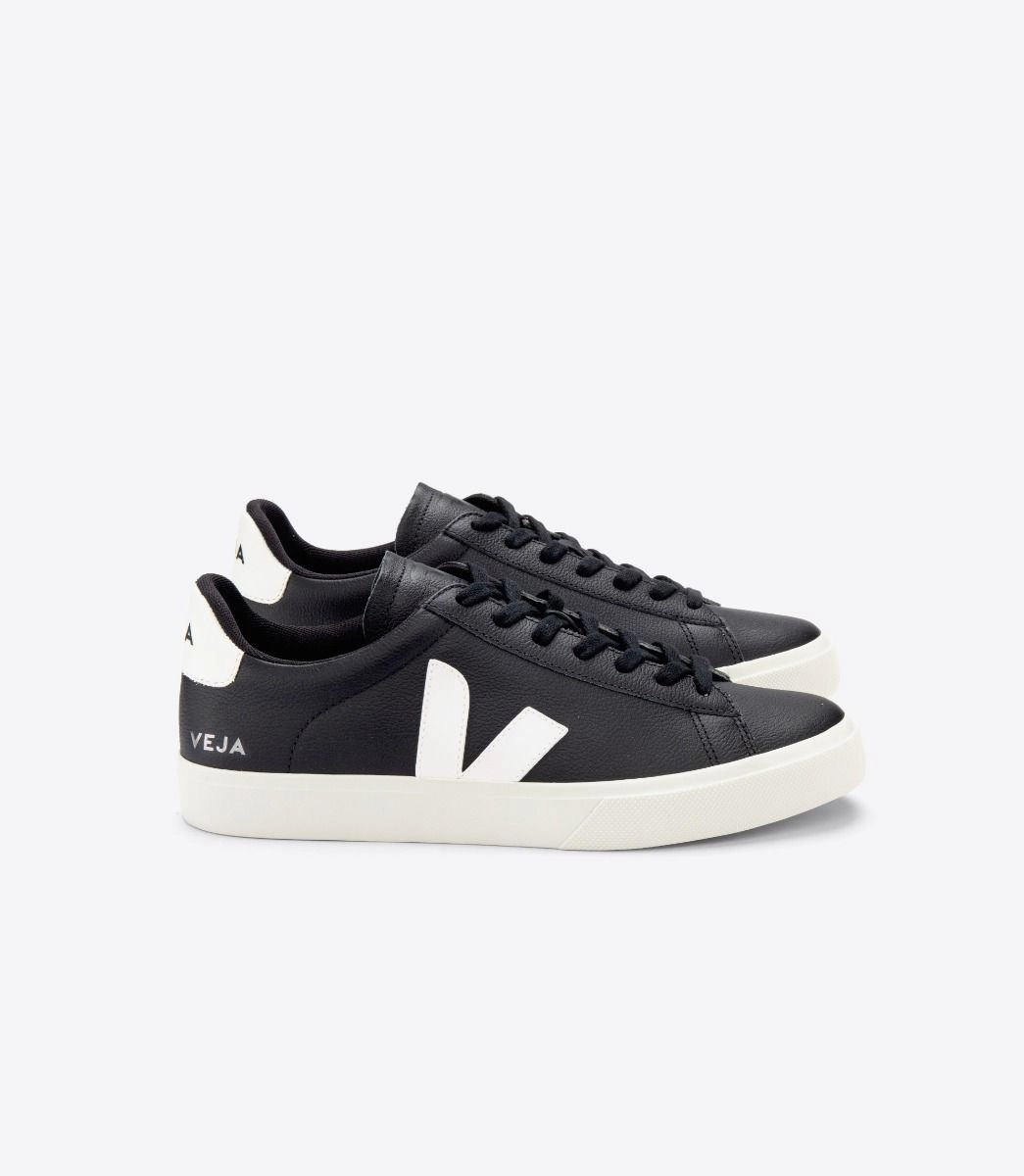 Men's Campo Chromefree Leather Black White