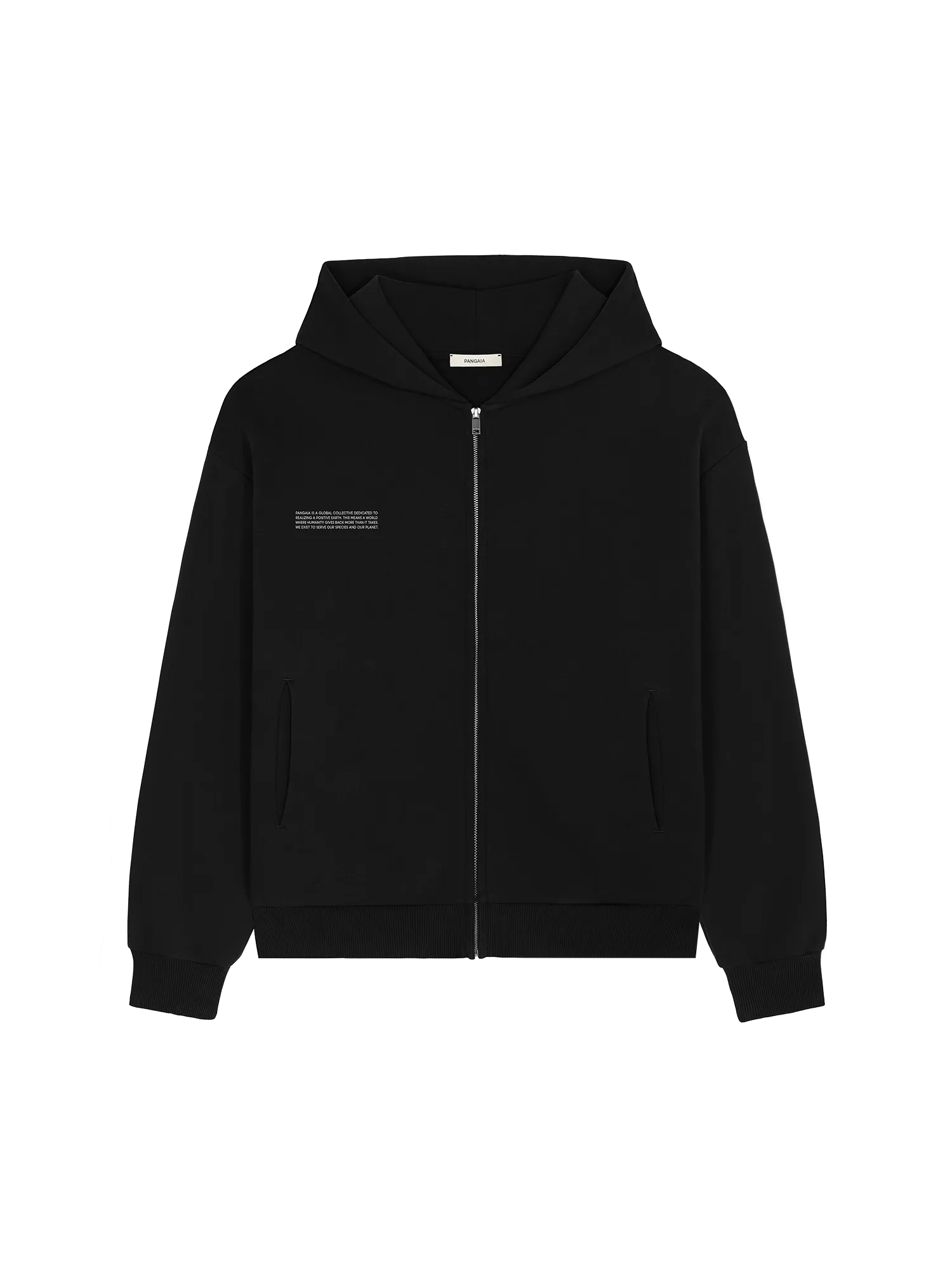 Mens DNA Heavyweight Zipped Hoodie—black