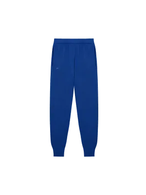 Mens DNA Regenerative Merino Wool Track Pants—earth blue