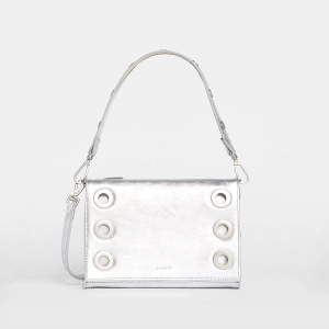 Montana Clutch | Sidewalk Silver/Brushed Silver | Sml