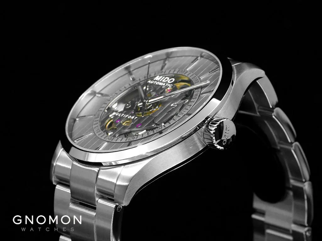 Multifort Skeleton Vertigo Rhodium Ref. M038.436.11.031.00