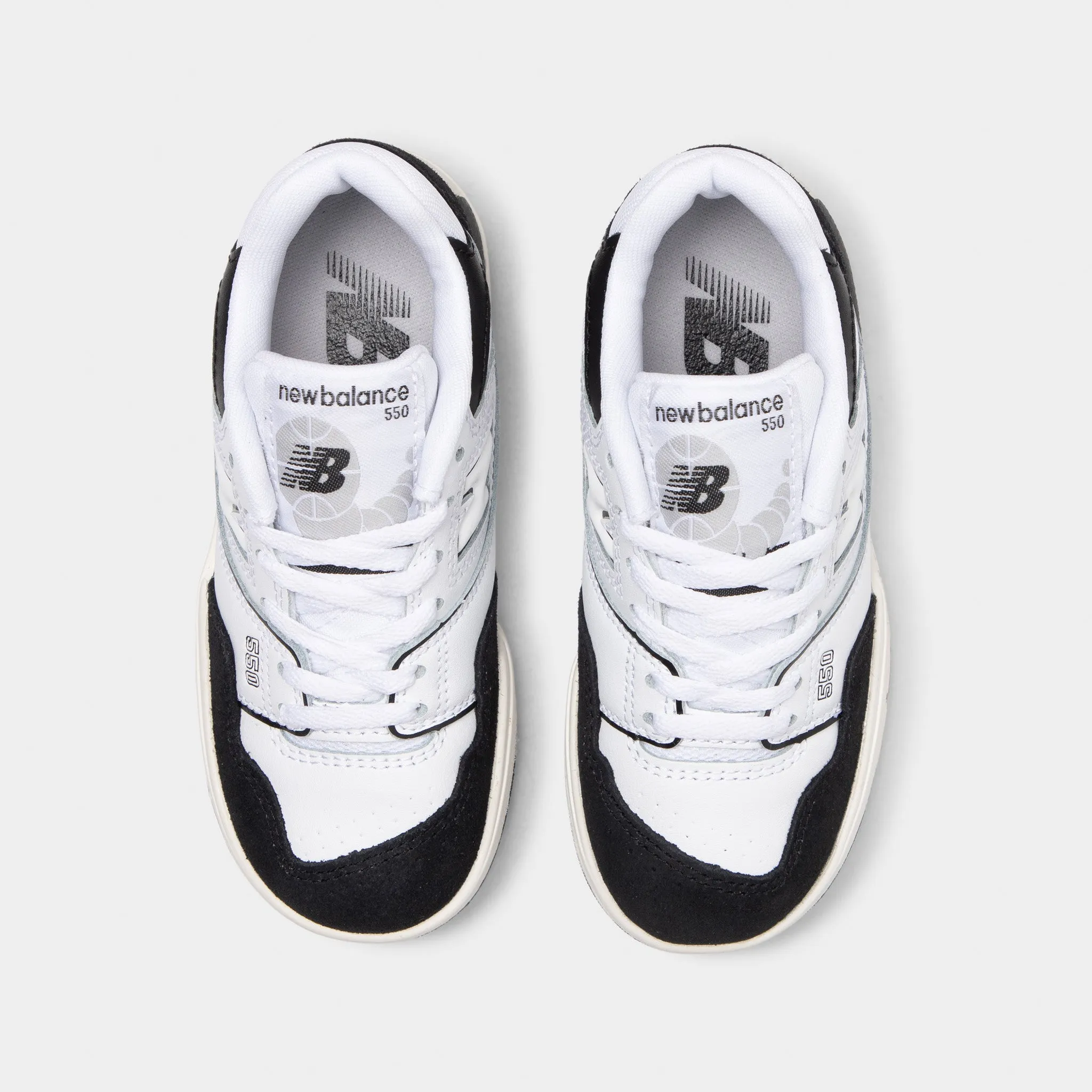 New Balance Childrens' PSB550CA White / Black