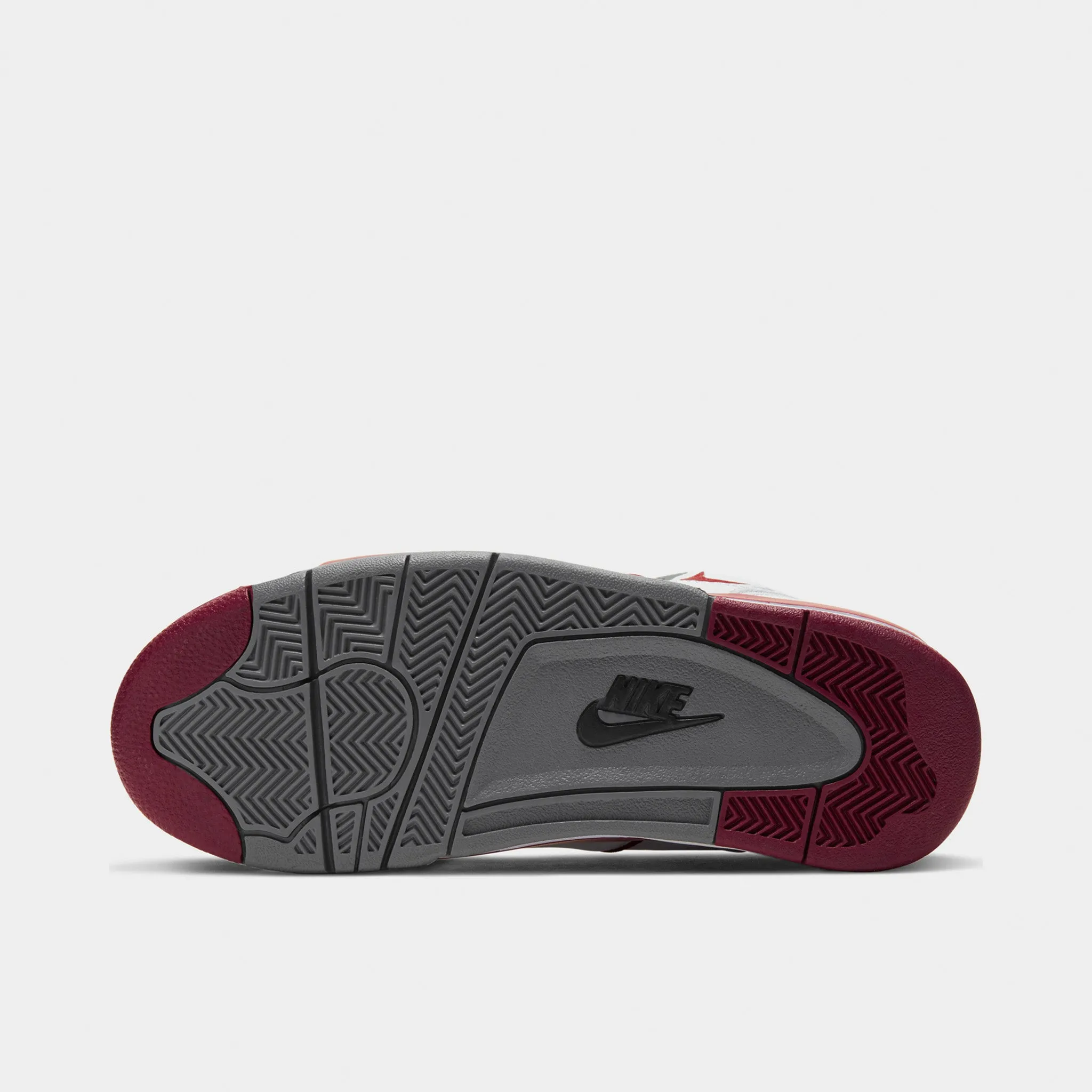 Nike Air Flight 89 White / Team Red - Smoke Grey