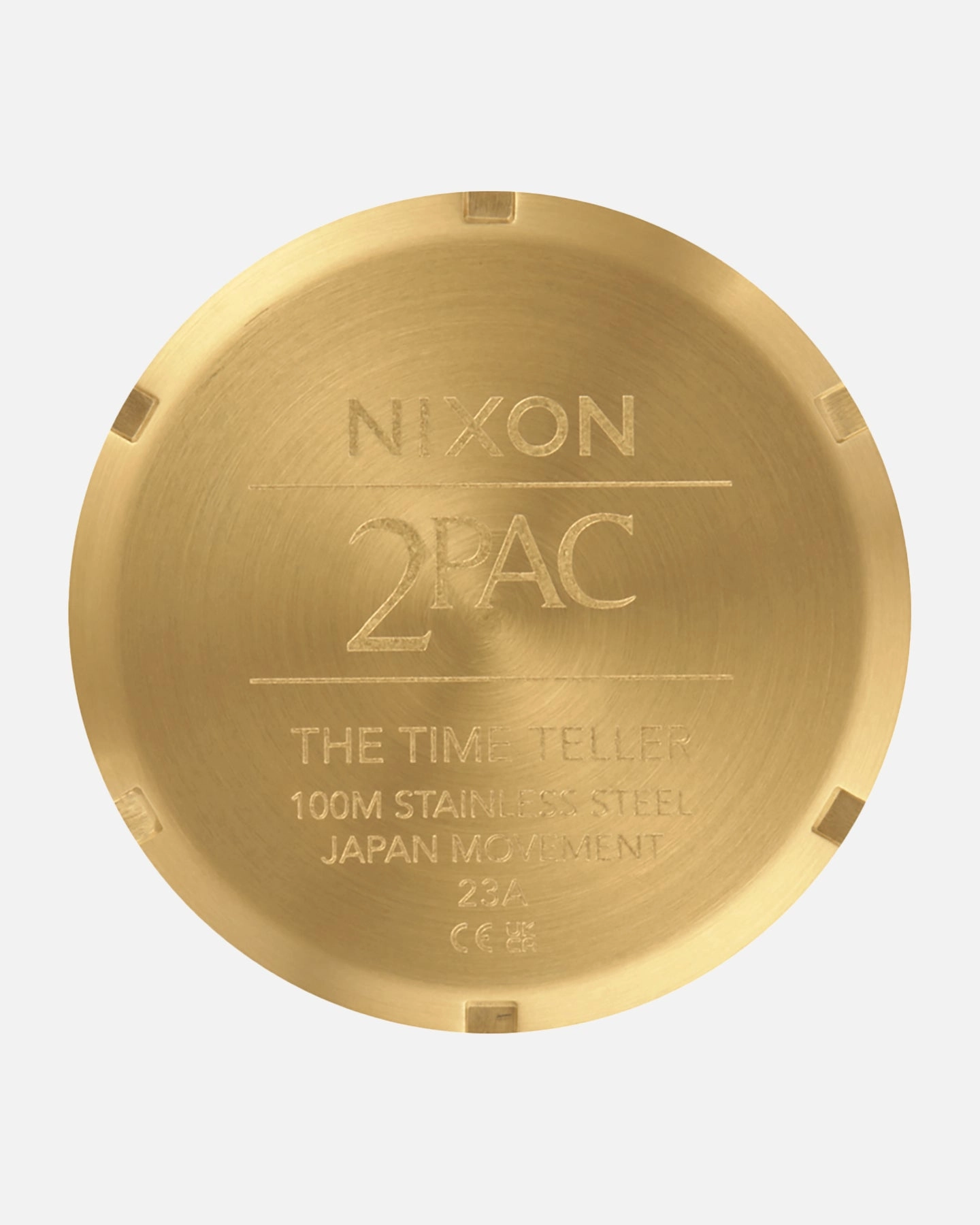 Nixon X 2PAC Time Teller Watch Gold/Black