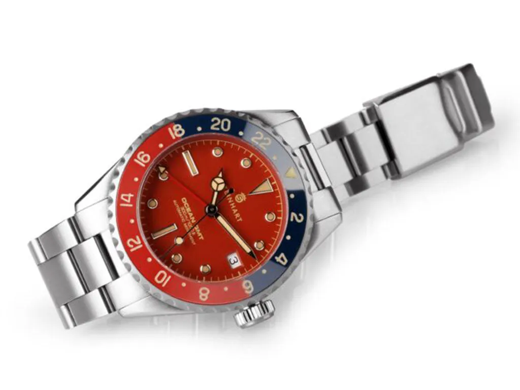 Ocean 39 Vintage GMT Premium Red Ceramic