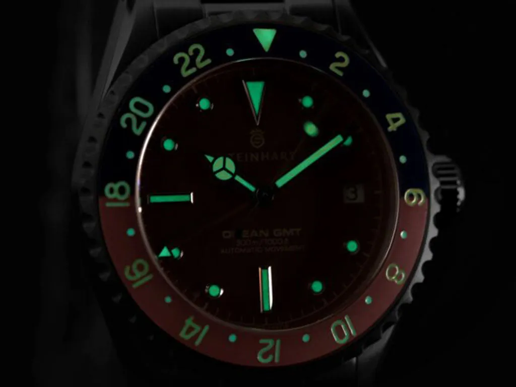 Ocean 39 Vintage GMT Premium Red Ceramic