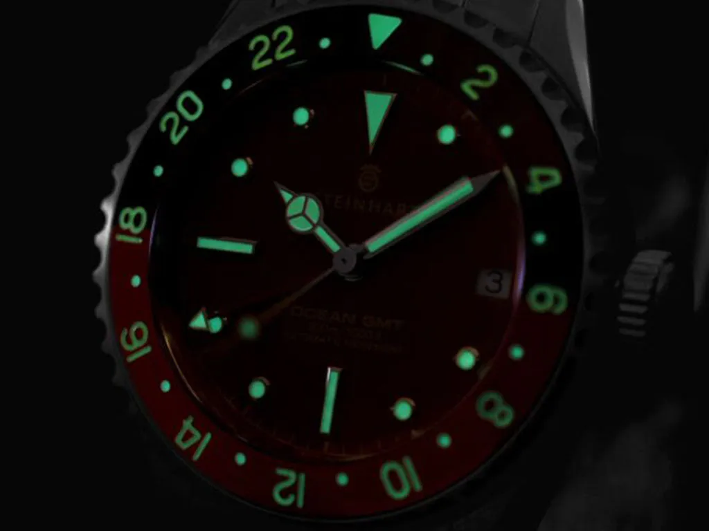 Ocean 39 Vintage GMT Premium Red Ceramic
