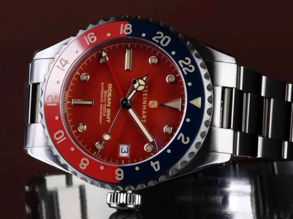 Ocean 39 Vintage GMT Premium Red Ceramic