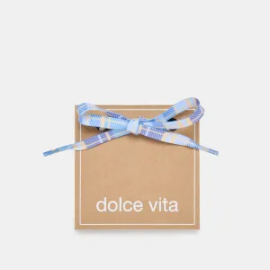 PREPPY PLAID LACE BLUE MULTI