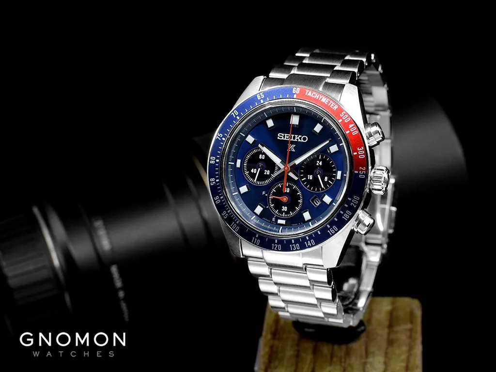 Prospex Speedtimer Chronograph Sunburst Blue Ref. SBDL097
