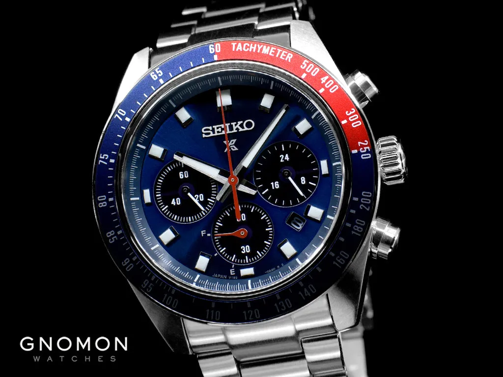 Prospex Speedtimer Chronograph Sunburst Blue Ref. SBDL097