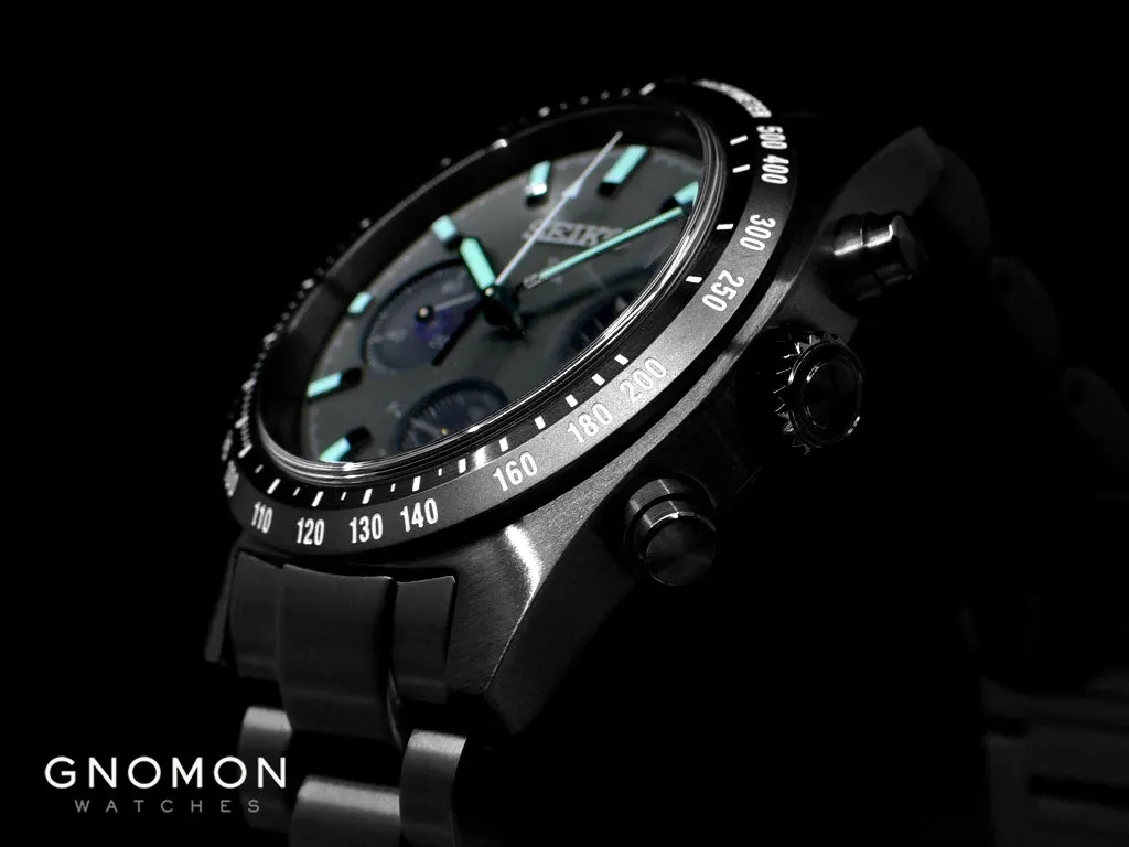 Prospex Speedtimer Solar Chronograph The Black Series Ref. SBDL103