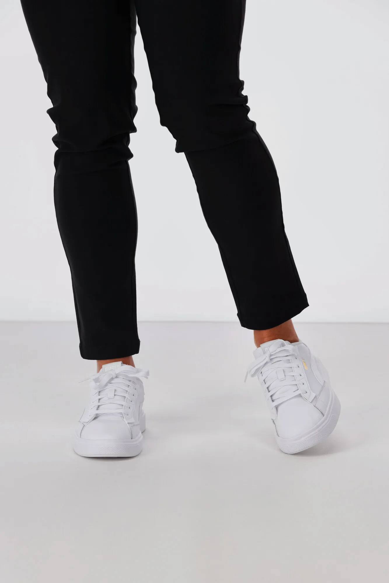 Puma Laijla Leather Womens White