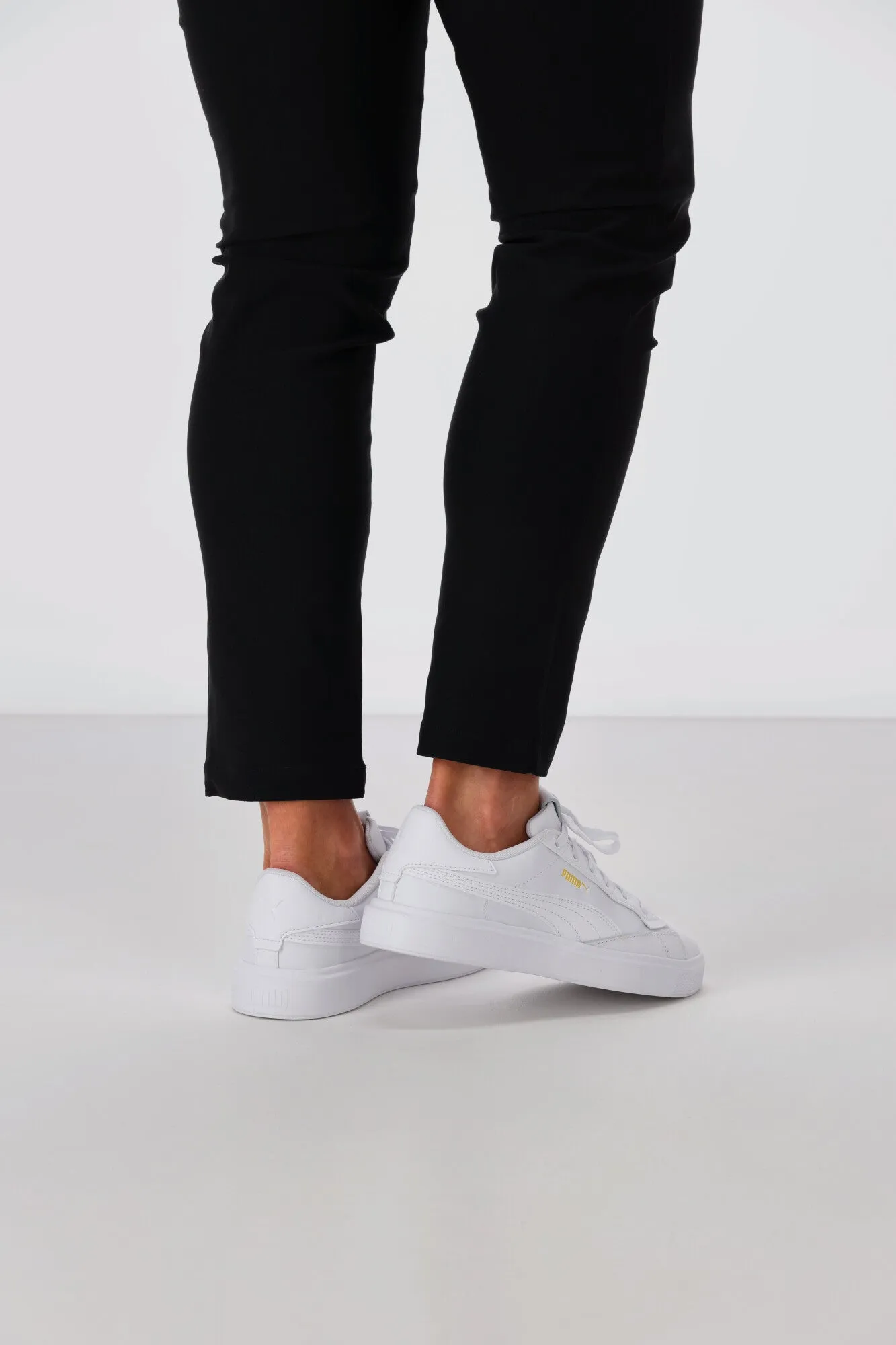 Puma Laijla Leather Womens White