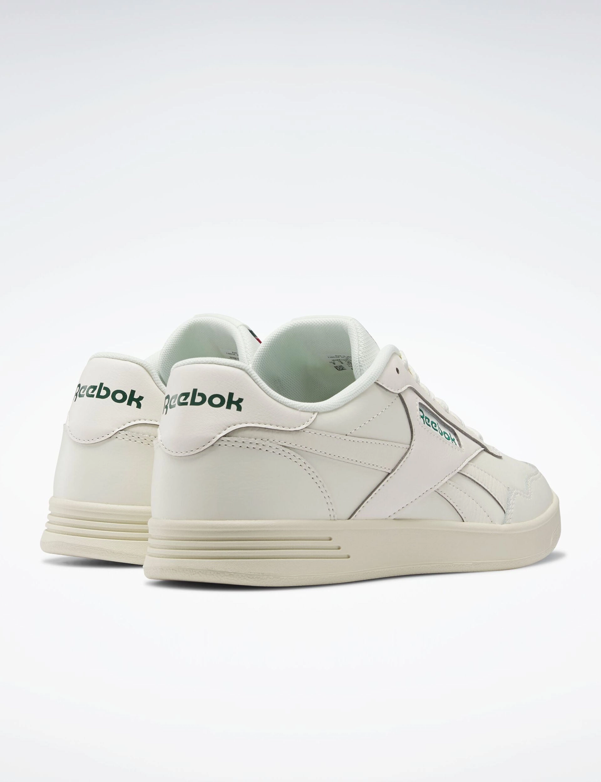 REEBOK COURT ADVANCE-CHALK/DRKGRN/FLASRD