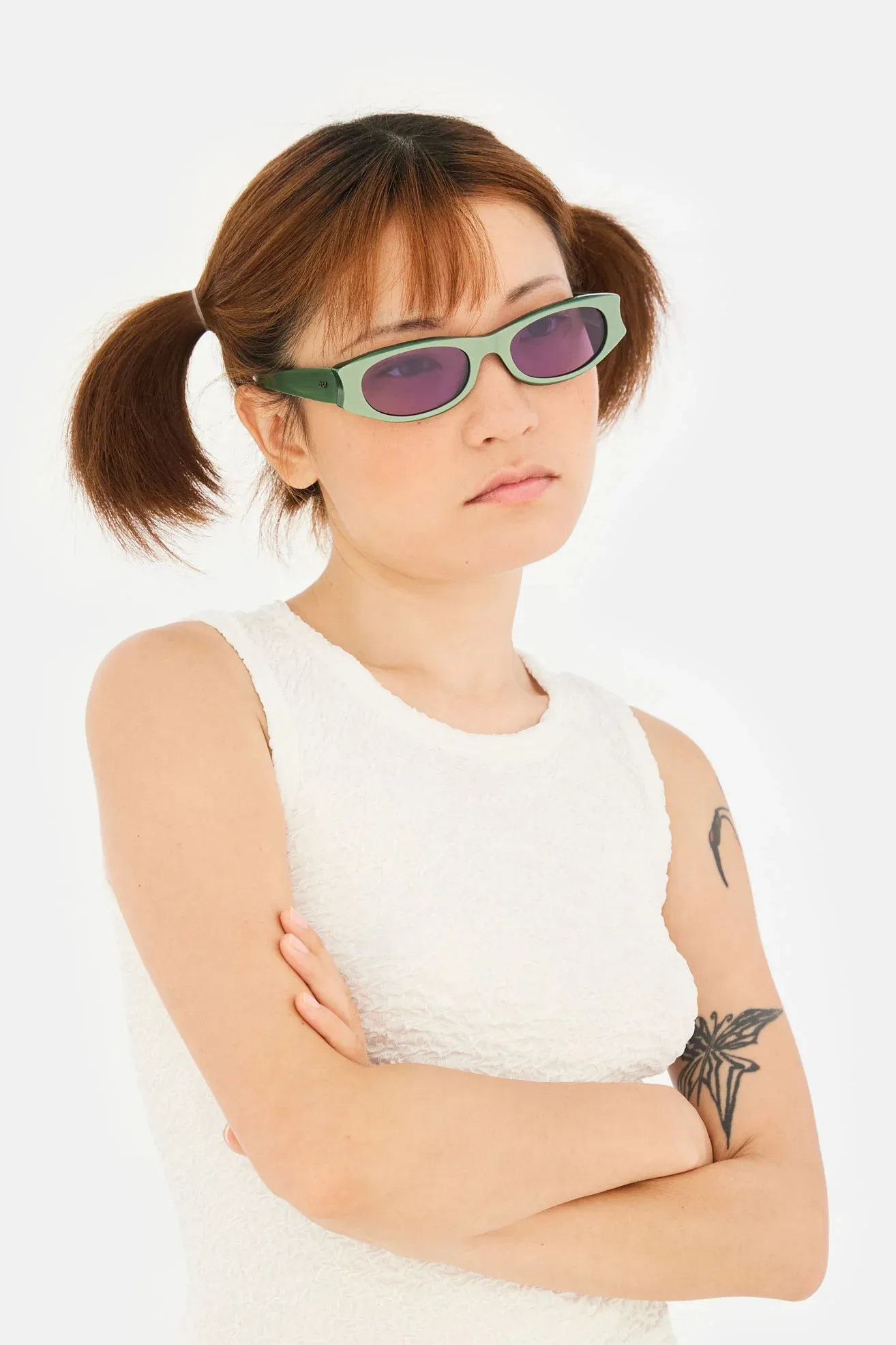 RETROSUPERFUTURE - Razzo Metallic Mint Sunglasses