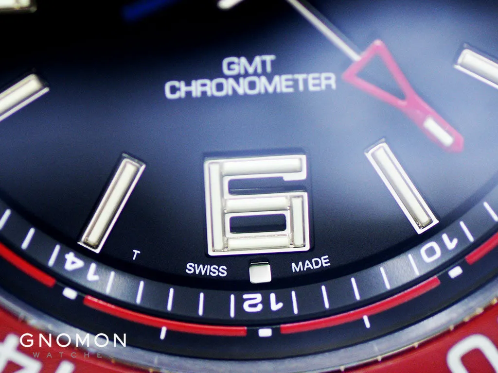 Roadmaster Marine GMT Blue/Red Ceramic - Ltd Ed 1000pcs Ref. DG3030B-S4C-BK