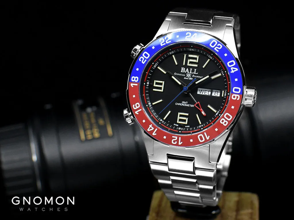 Roadmaster Marine GMT Blue/Red Ceramic - Ltd Ed 1000pcs Ref. DG3030B-S4C-BK