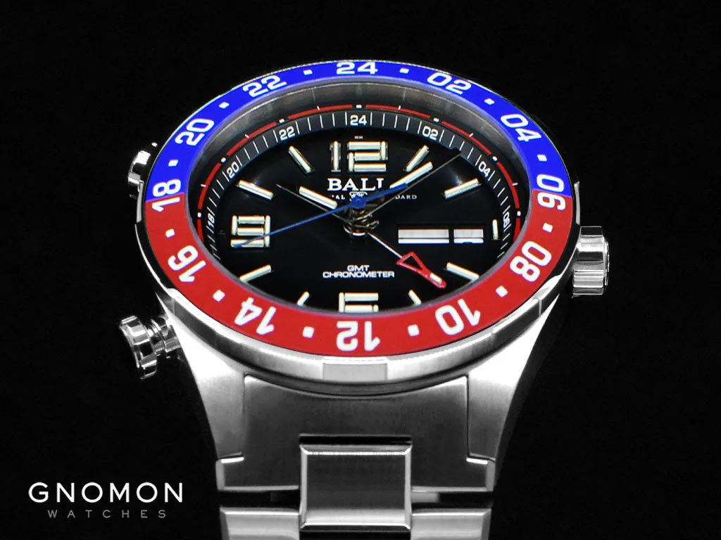 Roadmaster Marine GMT Blue/Red Ceramic - Ltd Ed 1000pcs Ref. DG3030B-S4C-BK