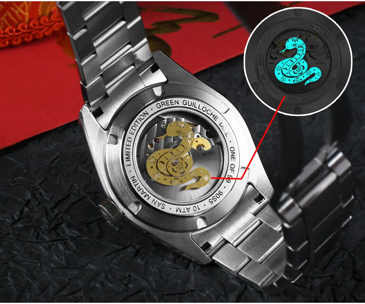 San Martin Snake Year Limited Edition  Men Watch SN0144