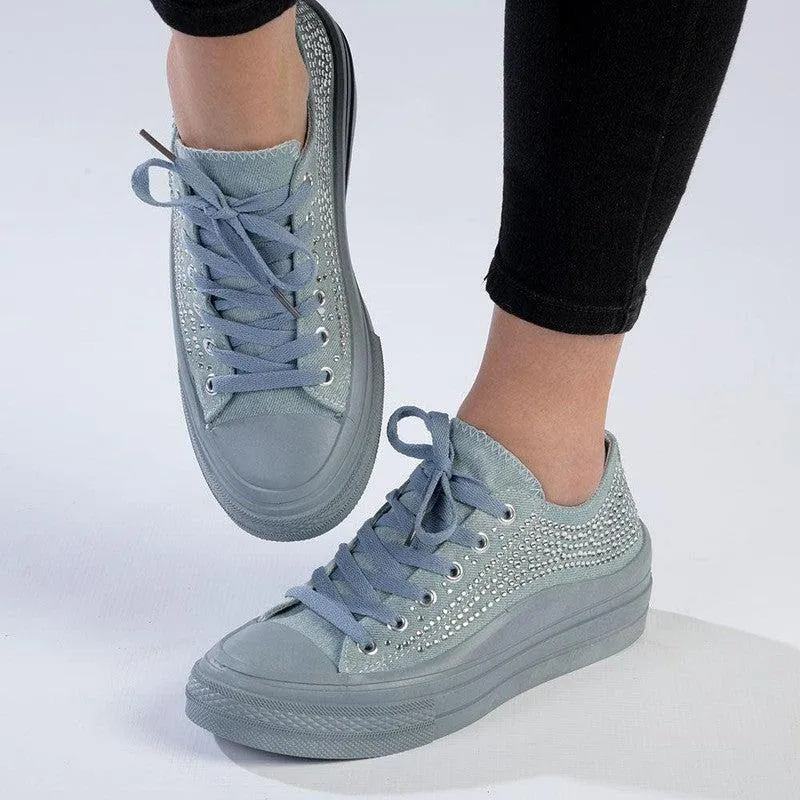 Soft Style by Hush Puppies Selina Sneaker - Light Denim