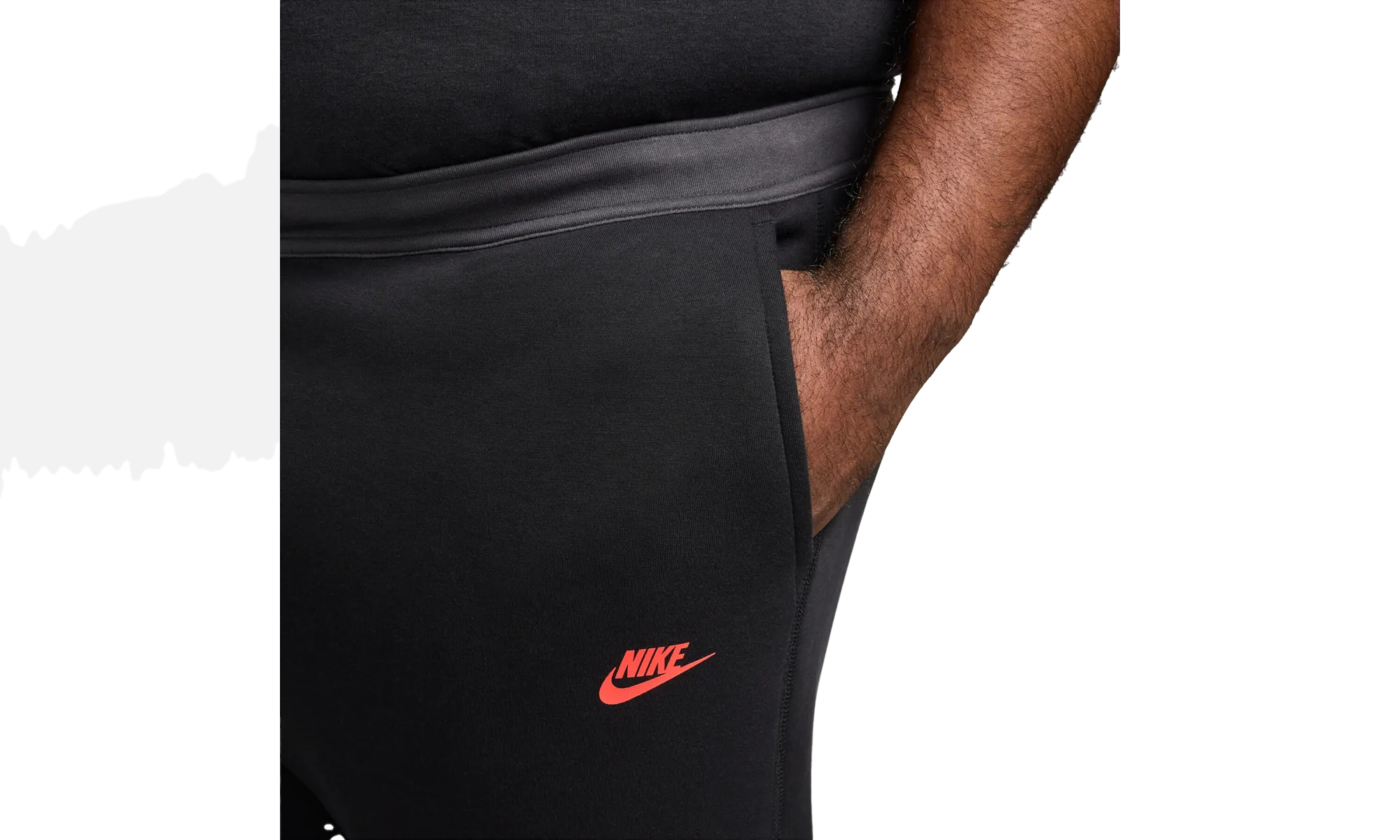 Sportswear Tech Fleece Men's Joggers Mens Style "Black/Dark Smoke Grey/Light Crimson"