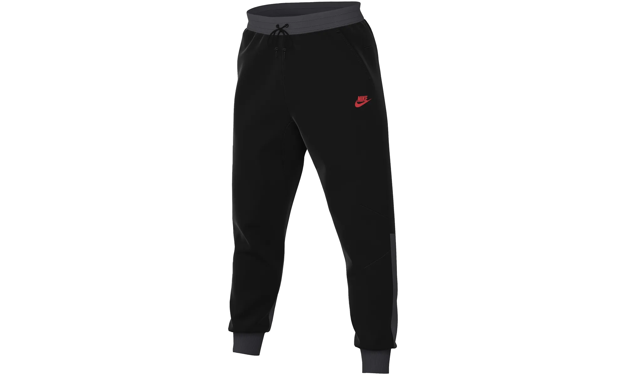 Sportswear Tech Fleece Men's Joggers Mens Style "Black/Dark Smoke Grey/Light Crimson"