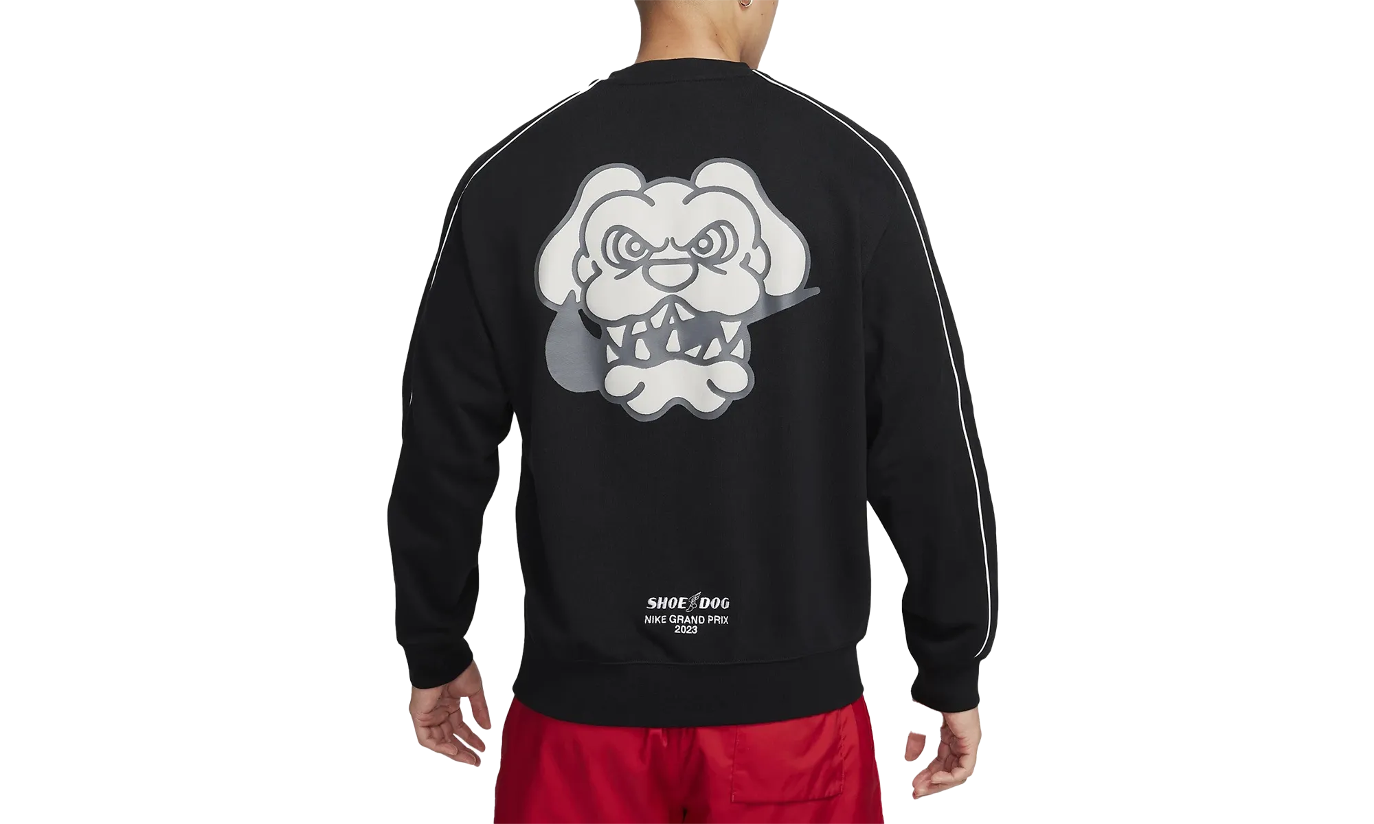 Sportswear Trend Men's Fleece Crew "Black/Light Iron Ore/Iron Grey/White"