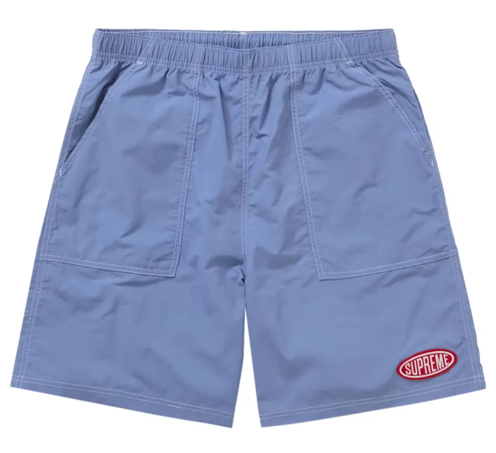 Supreme Nylon Painter Shorts "Light Slate"