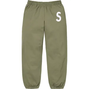 Supreme S Logo Sweatpant "Light Olive"