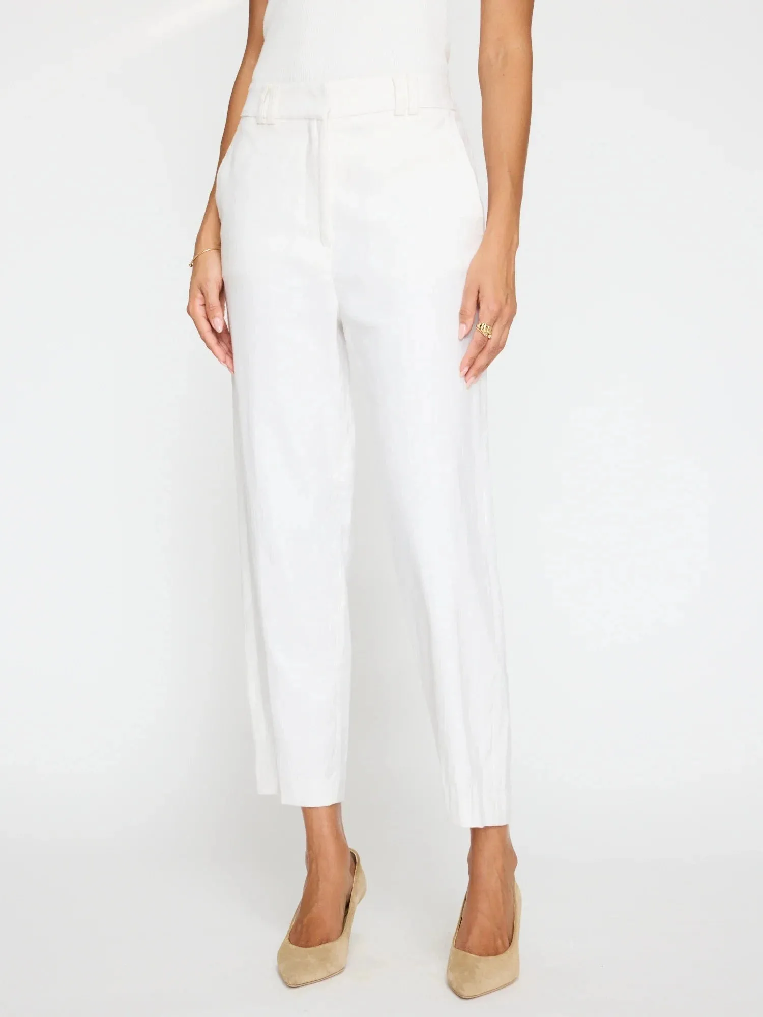 Talia Pant Salt White
