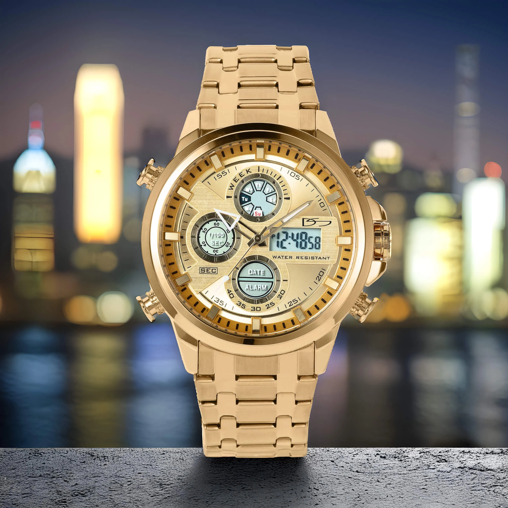 Techmaster Gold Men's Watch