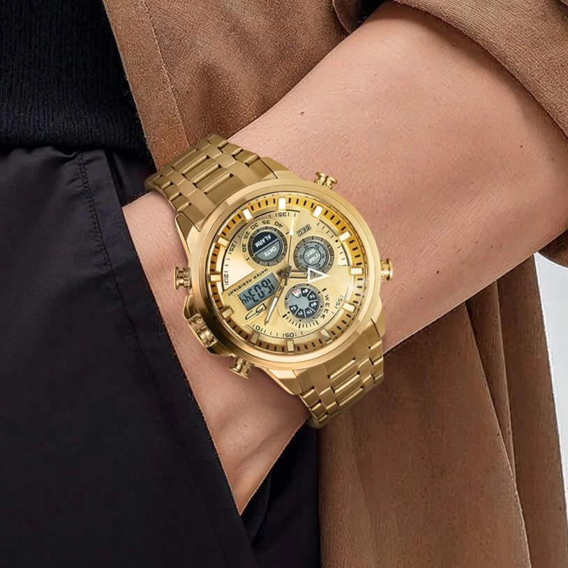 Techmaster Gold Men's Watch