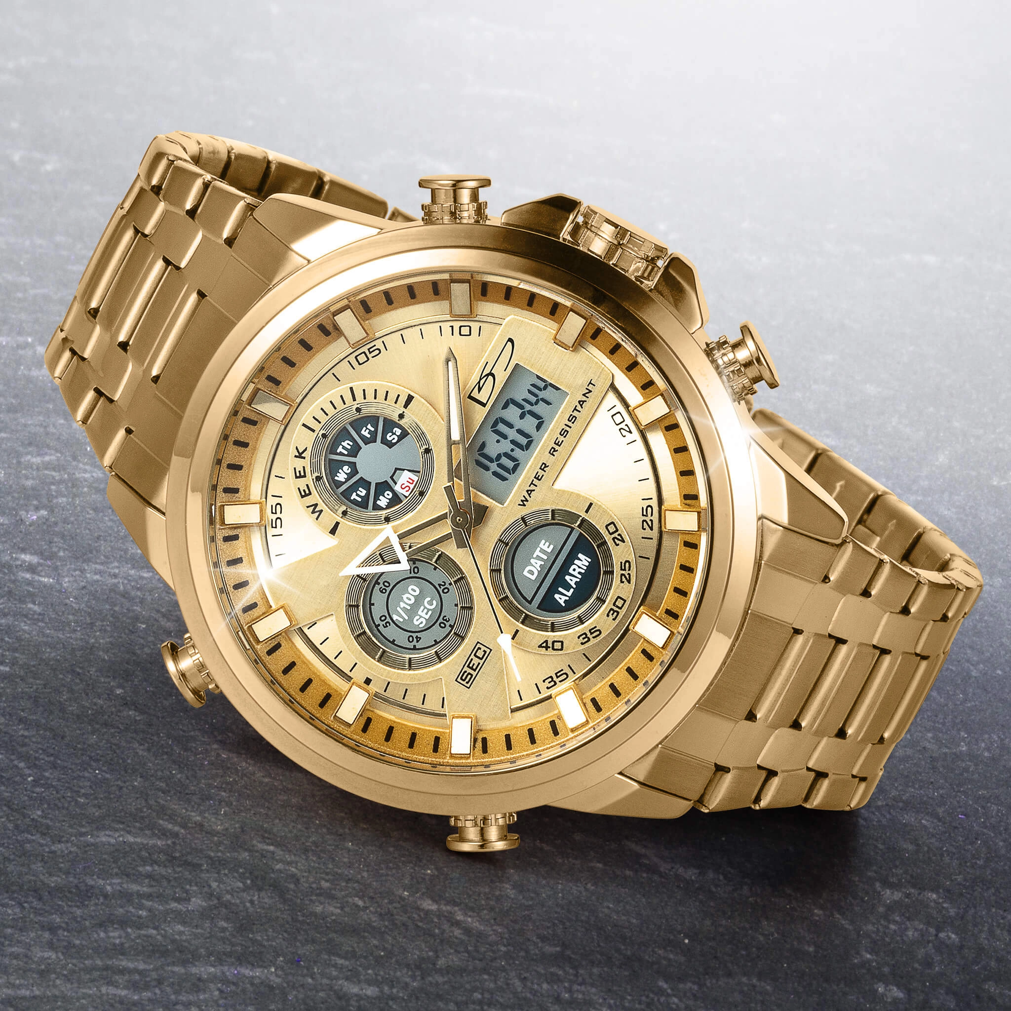 Techmaster Gold Men's Watch