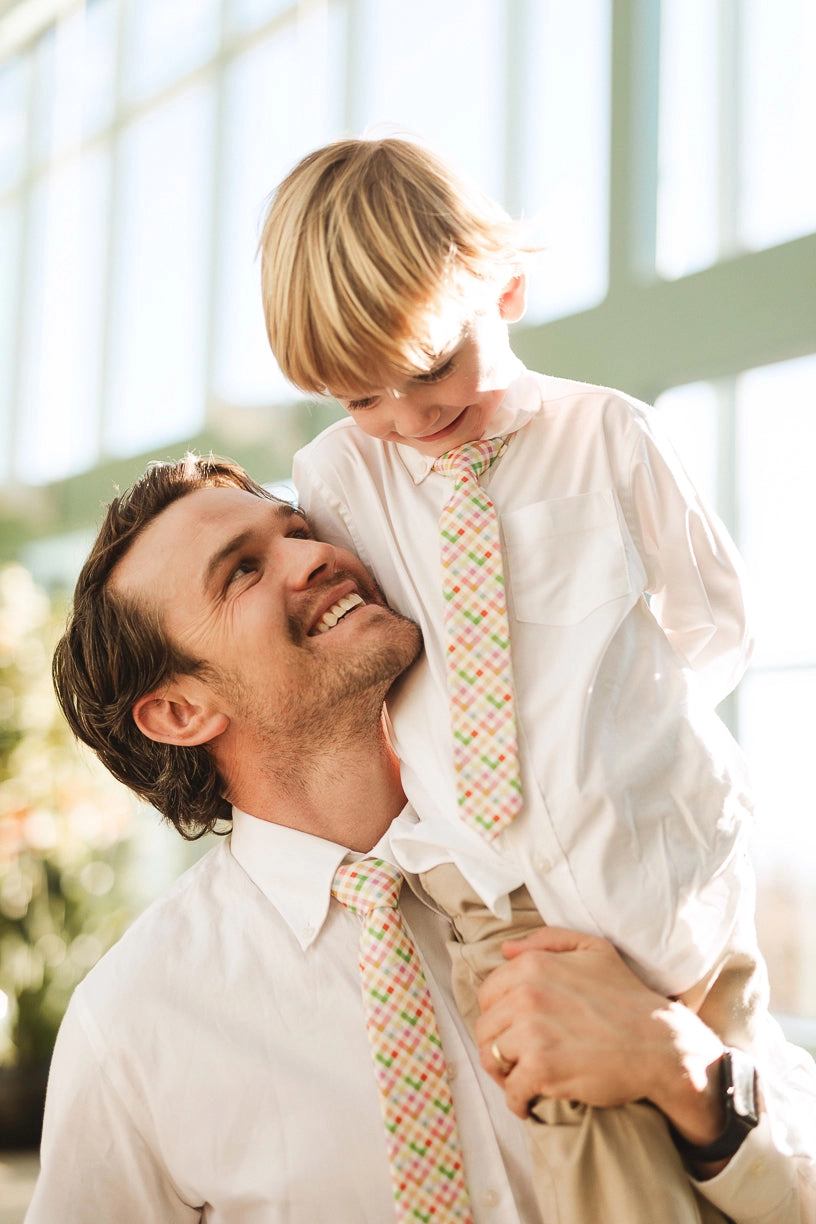 Ties in Boxwood Blossoms Print - FINAL SALE