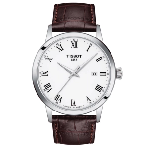 Tissot Classic Dream 42mm White Dial Gents Quartz Watch T1294101601300