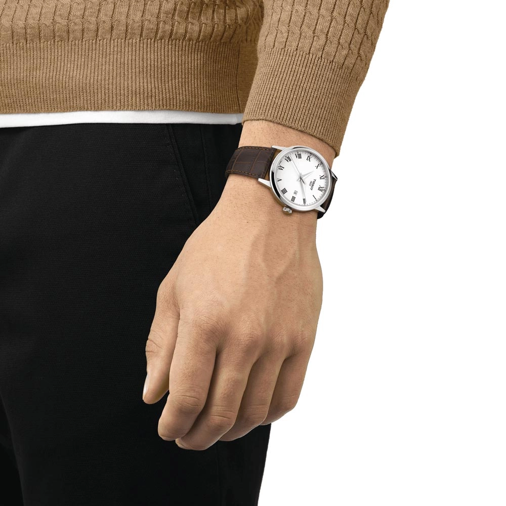 Tissot Classic Dream 42mm White Dial Gents Quartz Watch T1294101601300