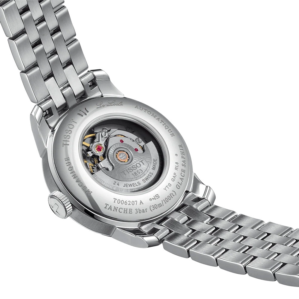 Tissot Le Locle Automatic Lady 20th Anniversary 29mm Silver Diamond Dot Dial Watch T0062071103601