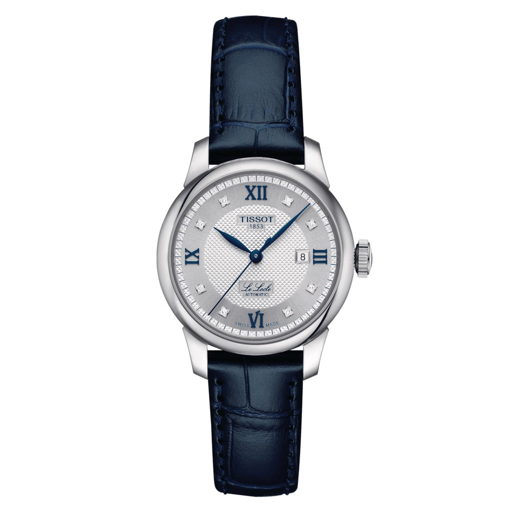 Tissot Le Locle Automatic Lady 20th Anniversary 29mm Silver Diamond Dot Dial Watch T0062071103601