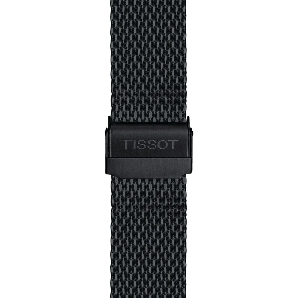 Tissot PR 100 Chronograph 41mm Black Dial Black PVD Steel Gents Quartz Watch T1014173305100