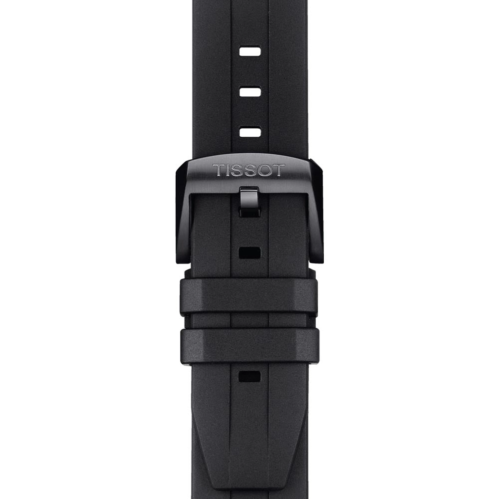 Tissot Seastar 1000 Chronograph 45.5mm Black Dial Rose Gold PVD Steel Gents Quartz Watch T1204173705100