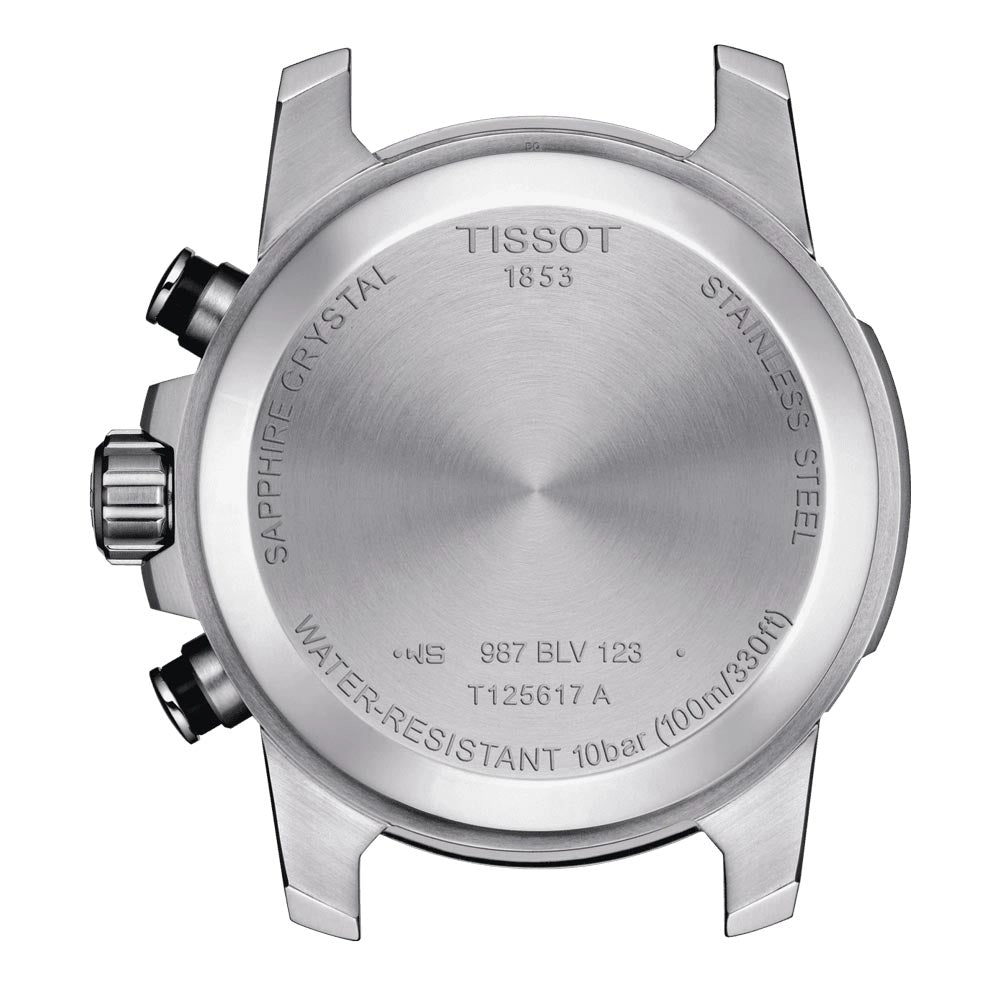 Tissot Supersport Chrono 45.5mm Black Dial Gold PVD Steel Quartz Gents Watch T1256172105100