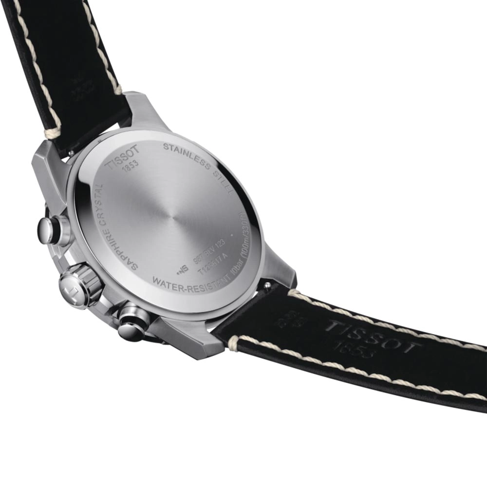 Tissot Supersport Chrono 45.5mm Black Dial Quartz Gents Watch T1256171605100