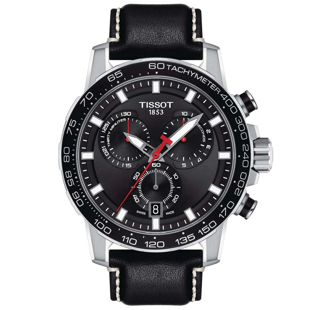 Tissot Supersport Chrono 45.5mm Black Dial Quartz Gents Watch T1256171605100