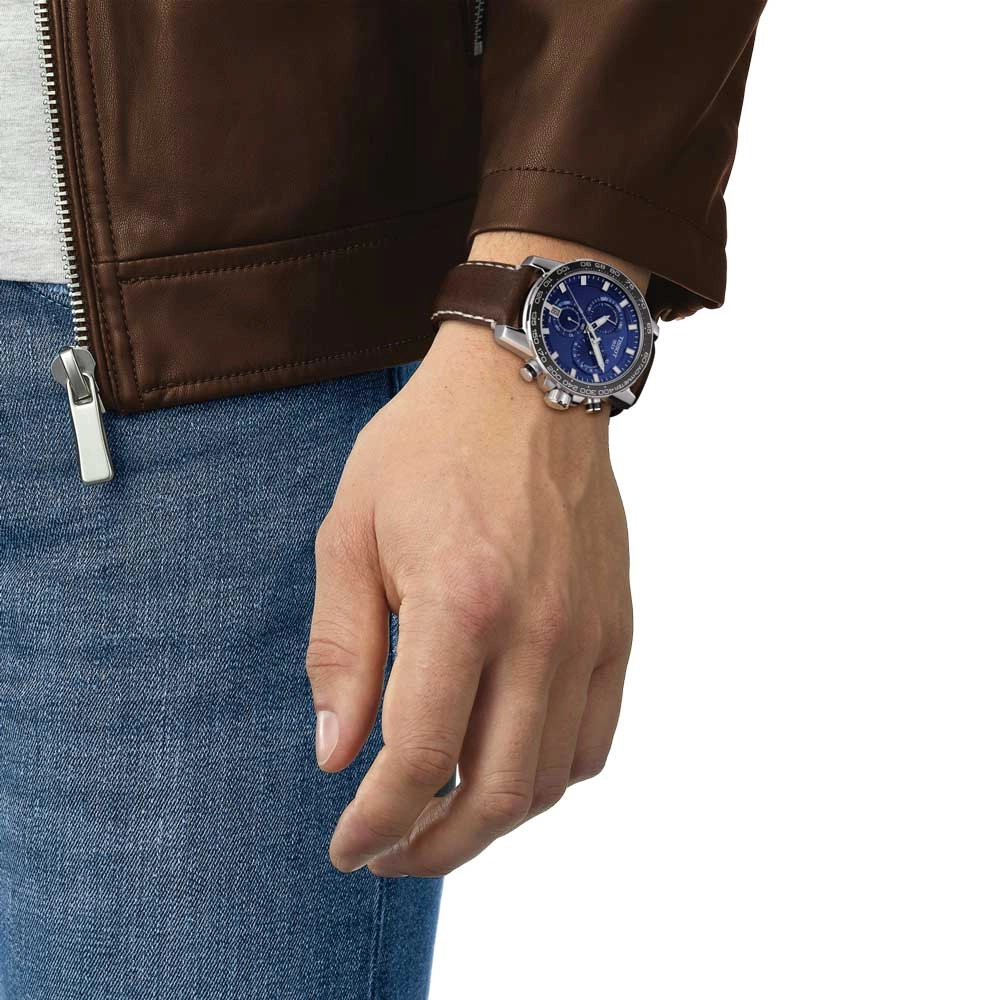 Tissot Supersport Chrono 45.5mm Blue Dial Quartz Gents Watch T1256171604100