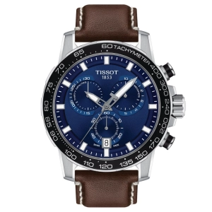 Tissot Supersport Chrono 45.5mm Blue Dial Quartz Gents Watch T1256171604100
