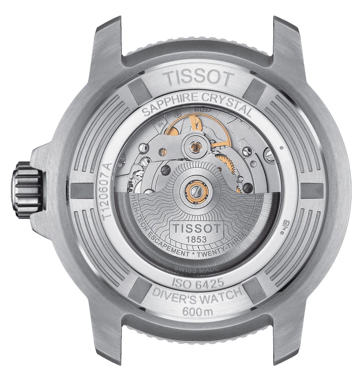 Tissot T-Sport Seastar 2000 Professional Powermatic 80 Automatic Stainless Steel Blue Dial Date Divers Mens Watch T120.607.11.041.01