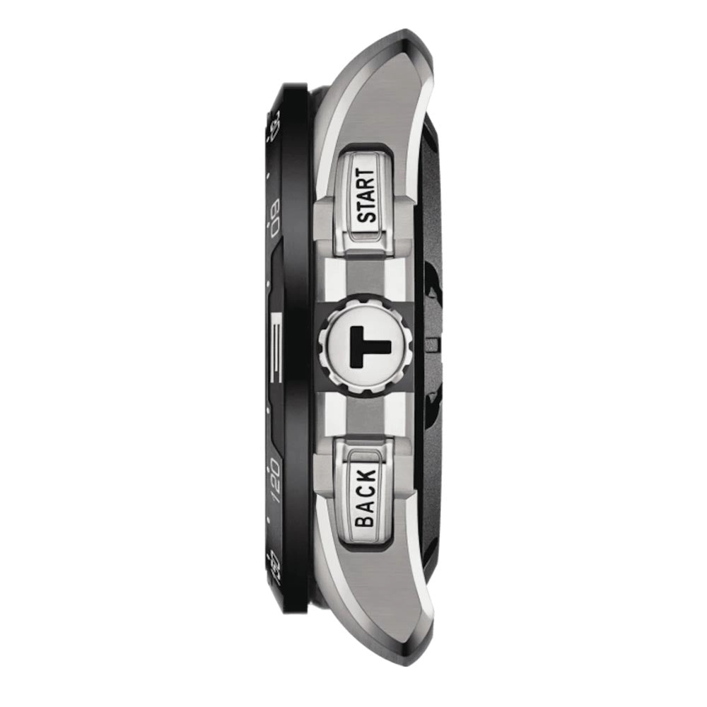 Tissot T-Touch Connect Solar 47.5mm Black Dial Multi Function Titanium Watch T1214204705100